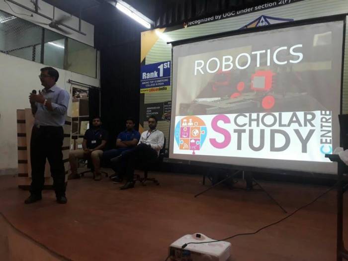 One day workshop on ROBOTICS has been organised by Department of Computer Science