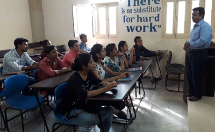 Expert Lecture in MBA I Semester by Shri Joseph Dickenson